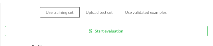 Evaluation strategies